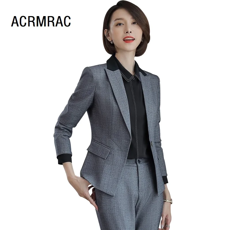 Women suits Slim autumn winter Blazers Pants OL Formal Business Women pants suits Women set suits 6072
Women suits Slim autumn winter Blazers Pants OL Formal Business Women pants suits Women set suits 6072