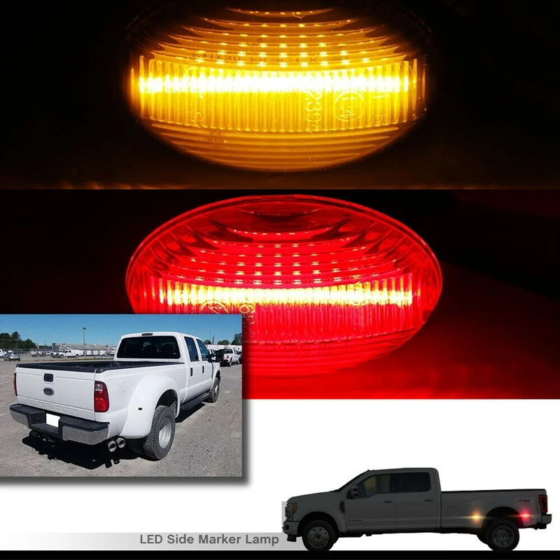 Car Smoked LED Side Marker Lamp for Ford F350 F450 Super Duty Dual Wheel Fender
Car Smoked LED Side Marker Lamp for Ford F350 F450 Super Duty Dual Wheel Fender