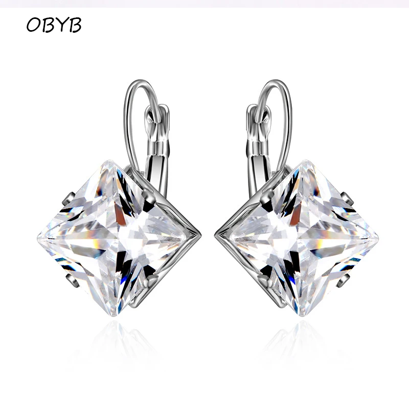 White Transparent Crystal Zircon Hoop Earrings Women Dangle Drop Earrings Circle Geometric Earrings Sweet Small Jewelry Gift 
White Transparent Crystal Zircon Hoop Earrings Women Dangle Drop Earrings Circle Geometric Earrings Sweet Small Jewelry Gift