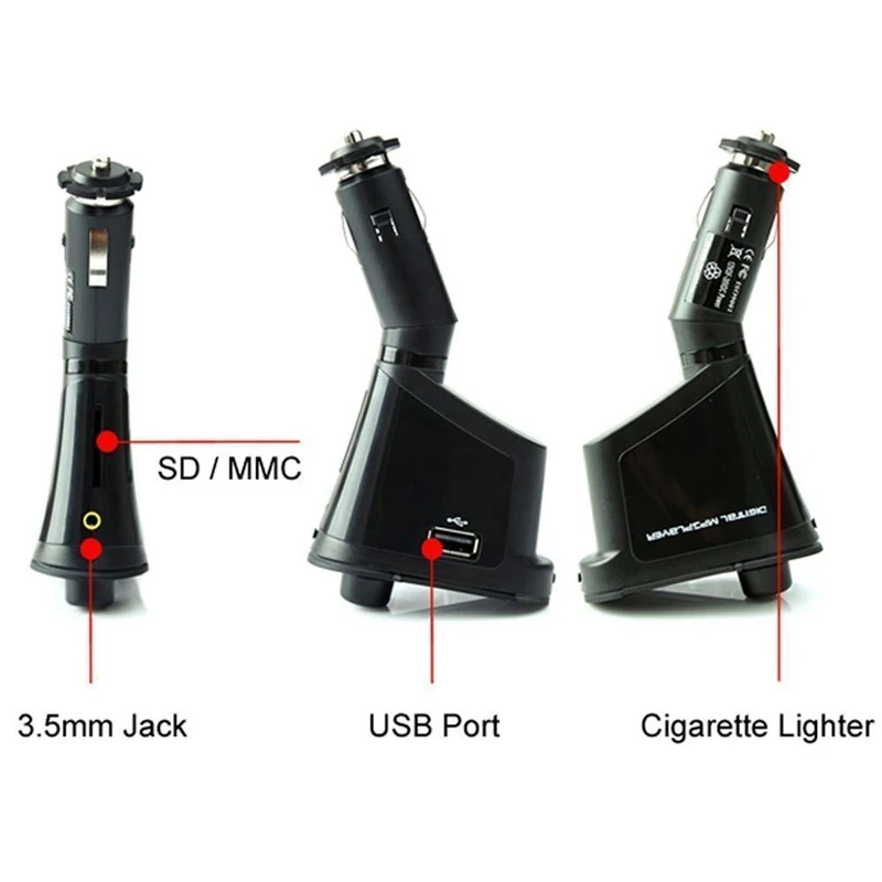 Car Styling Mp3 Player Car Audio Car Kit MP3 Music Player Wireless FM Transmitter Radio Modulator USB SD MMC+ Remote Control
Car Styling Mp3 Player Car Audio Car Kit MP3 Music Player Wireless FM Transmitter Radio Modulator USB SD MMC+ Remote Control