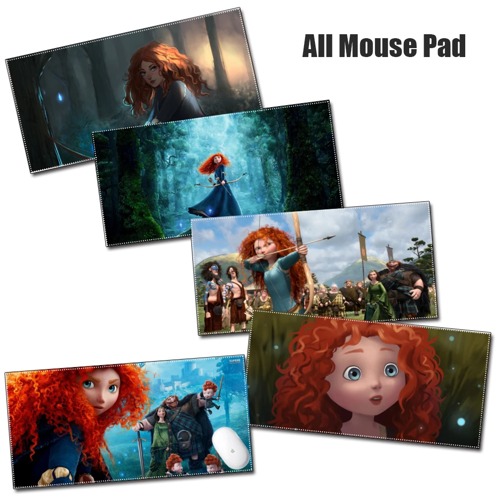 Anime Mouse Pad Large Mat in Stock Gaming Desk Cute Gamer Accessories Brave Disney Cartoon Girl Pad
Anime Mouse Pad Large Mat in Stock Gaming Desk Cute Gamer Accessories Brave Disney Cartoon Girl Pad