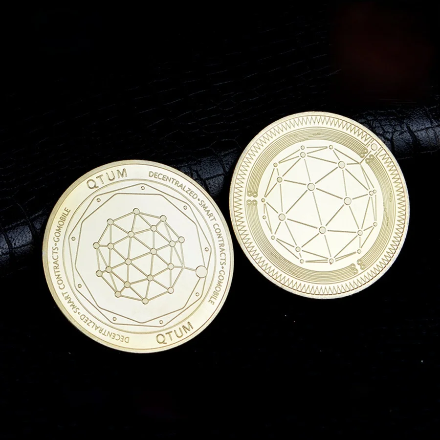Virtual Currency Commemorative Coins Gold Plated Badge Meaningful Souvenir Gift QTUM Quantum Coin
Virtual Currency Commemorative Coins Gold Plated Badge Meaningful Souvenir Gift QTUM Quantum Coin