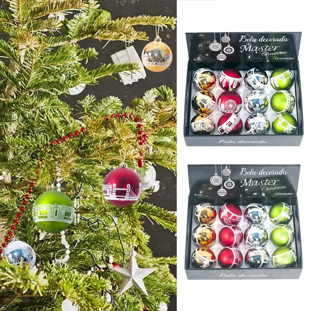 Christmas Ball 12pieces Mini Christmas Balls Ornaments 3.15in Christmas Tree Decorations Ball for Christmas Decorations for H
Christmas Ball 12pieces Mini Christmas Balls Ornaments 3.15in Christmas Tree Decorations Ball for Christmas Decorations for H