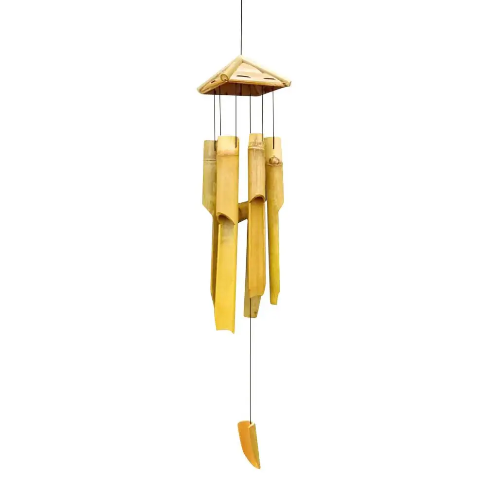 Bamboo Wind Chimes In Garden & Outdoors Classic Handmade Tubes Meditation Windchimes With Unique Soothing Sound For Home Balcony 
Bamboo Wind Chimes In Garden & Outdoors Classic Handmade Tubes Meditation Windchimes With Unique Soothing Sound For Home Balcony