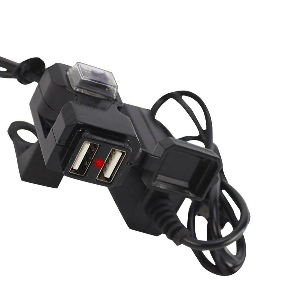 12V Motorcycle Motorbike Handlebar Dual USB Socket Splitter Charger Power Adapter Universal Waterproof for Mobile Phone
12V Motorcycle Motorbike Handlebar Dual USB Socket Splitter Charger Power Adapter Universal Waterproof for Mobile Phone