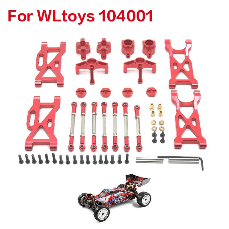 Original WLtoys 1:10 RC Car 104001 Metal Upgrade Accessories High Quality Swing Arm Steering Cup Pull Rod C Seat Rear Cup
Original WLtoys 1:10 RC Car 104001 Metal Upgrade Accessories High Quality Swing Arm Steering Cup Pull Rod C Seat Rear Cup