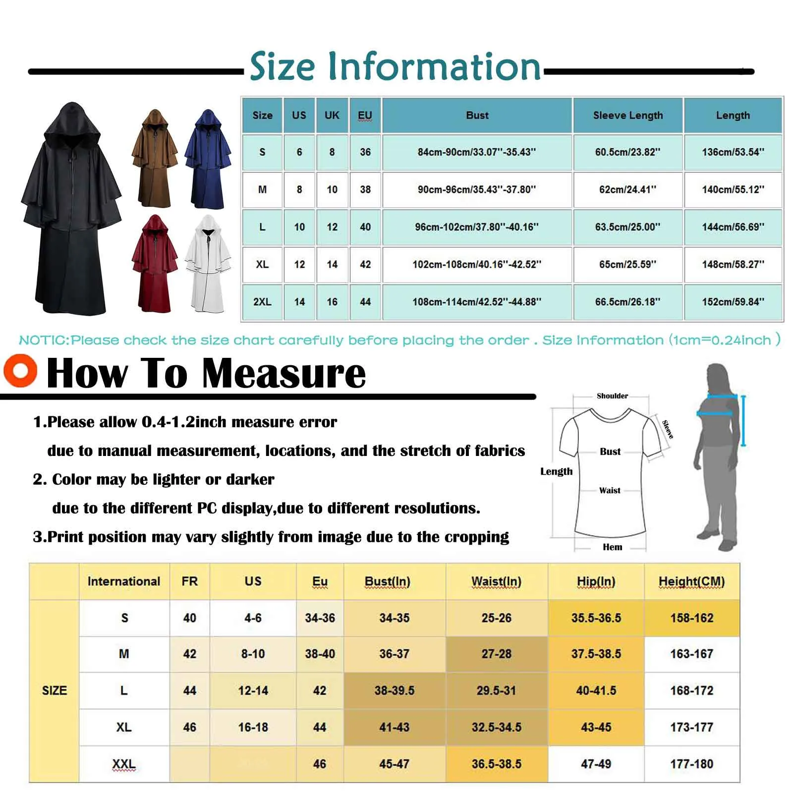 2021 New Vintage Cosplay costume Men's And Women's Halloween Costumes Grim Cloak Hooded Capes Jackets Long Coat
2021 New Vintage Cosplay costume Men's And Women's Halloween Costumes Grim Cloak Hooded Capes Jackets Long Coat