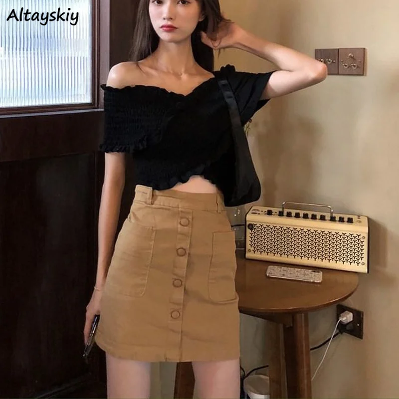 Женский Повседневный комплект, однотонный короткий топ со складками и вырезом-лодочкой, облегающая мини-юбка для подростков
Женский Повседневный комплект, однотонный короткий топ со складками и вырезом-лодочкой, облегающая мини-юбка для подростков