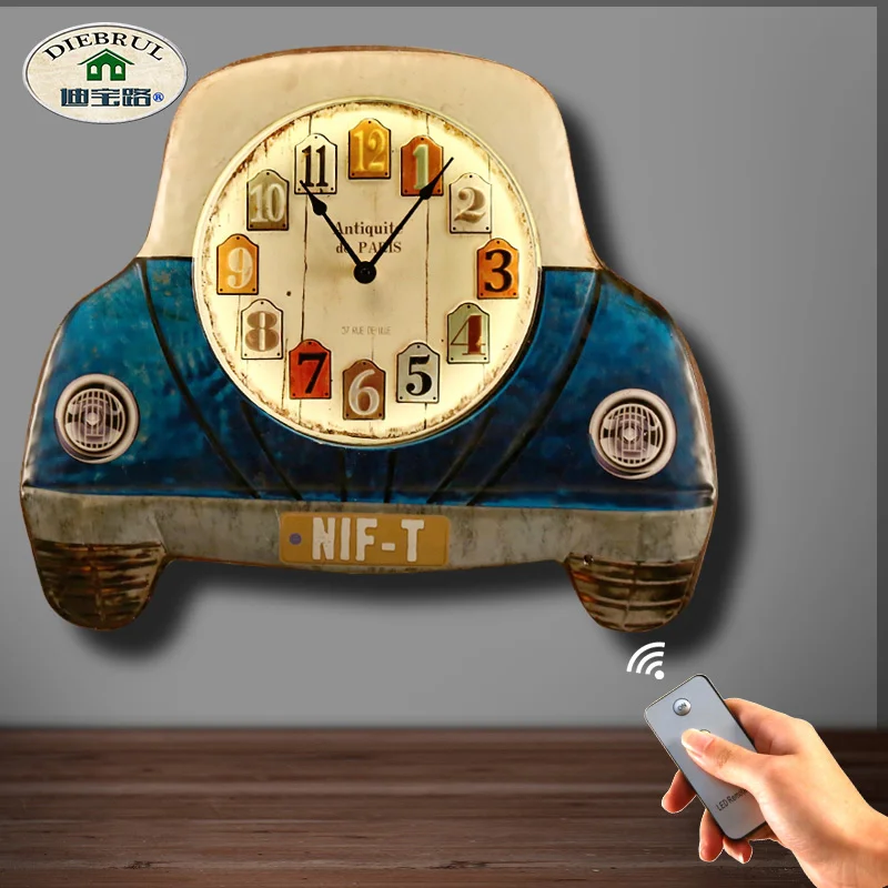 American Retro Car Head Led Light Wall Clock Mute Children's Room Wall Pendant Wall Pendant Bedroom Wall Pendant
American Retro Car Head Led Light Wall Clock Mute Children's Room Wall Pendant Wall Pendant Bedroom Wall Pendant