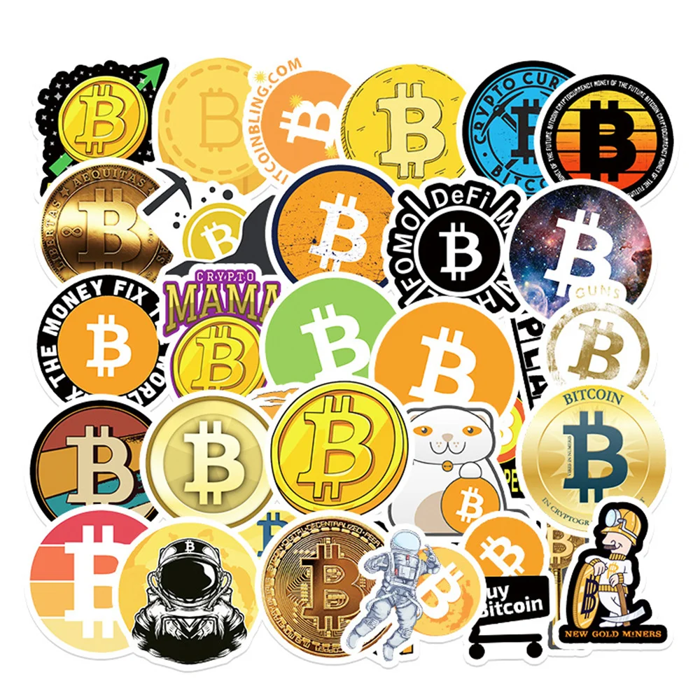 10/30/50PCS Bitcoin Graffiti Stickers Personalized DIY Skateboard Laptop Skateboard Helmet Car Trunk Sticker Wholesale
10/30/50PCS Bitcoin Graffiti Stickers Personalized DIY Skateboard Laptop Skateboard Helmet Car Trunk Sticker Wholesale