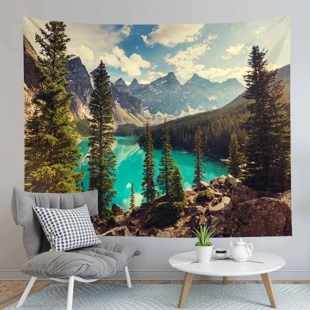 Natural Scenery Forest Tree Tapestry Wall Hanging Landscape Decor Wall Cloths Tapestry Polyester Bedspread Psychedelic Tapestry
Natural Scenery Forest Tree Tapestry Wall Hanging Landscape Decor Wall Cloths Tapestry Polyester Bedspread Psychedelic Tapestry