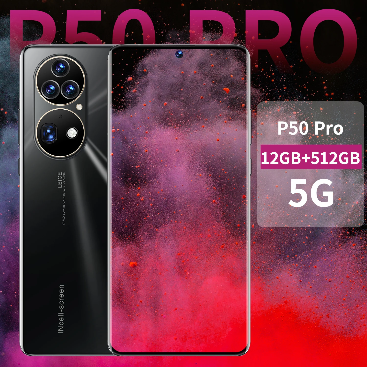 P50 Pro New Arrival 7.3Inch Full Screen 12+512GB 6800mAh Battery Face ID 36MP+64MP 10Core Dual SIM Card Global 5G Smartphones
P50 Pro New Arrival 7.3Inch Full Screen 12+512GB 6800mAh Battery Face ID 36MP+64MP 10Core Dual SIM Card Global 5G Smartphones