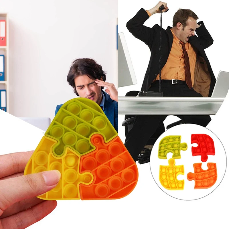 Assemble Bubble Sensory Toys Early Education Picture Puzzle Pendant Autism Special Needs Stress Reliever Toys for Kids Adult
Assemble Bubble Sensory Toys Early Education Picture Puzzle Pendant Autism Special Needs Stress Reliever Toys for Kids Adult