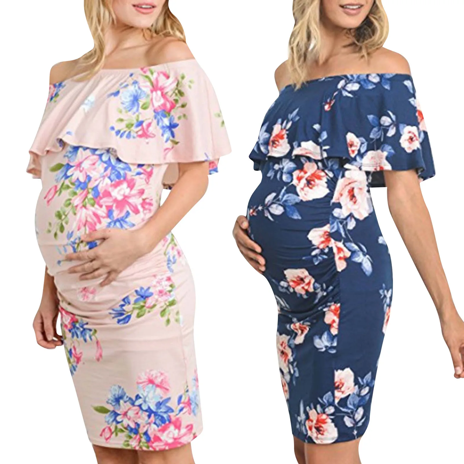 Pregnant Women Clothes Summer One-neck Stretch Slim Print Maternity Dress vestidos lactancia de verano vestidos maternales
Pregnant Women Clothes Summer One-neck Stretch Slim Print Maternity Dress vestidos lactancia de verano vestidos maternales