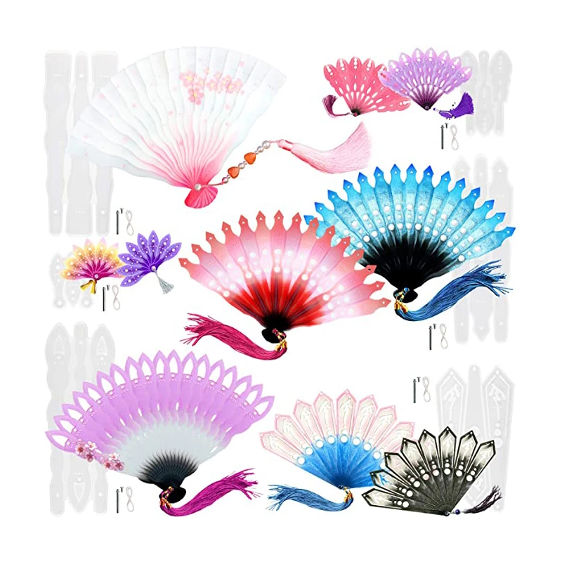 Fancy Fan Resin Casting Mold Silicone Mold DIY Fan Bookmark Making Crafts Scrapbooking Decorative Epoxy Resin Tools
Fancy Fan Resin Casting Mold Silicone Mold DIY Fan Bookmark Making Crafts Scrapbooking Decorative Epoxy Resin Tools