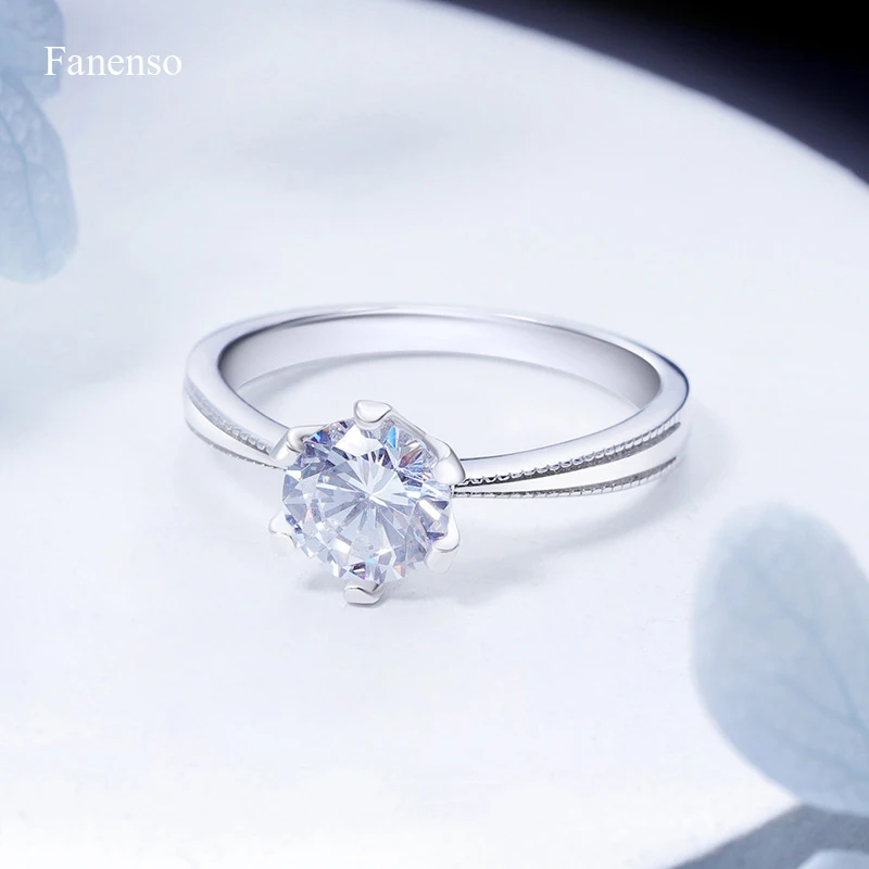 Women S925 Sterling Silver Wedding 1Ct Rings Famale Diamond Jewelry Proposal Anniversary Gift Paired For Couples Fashion Ring
Women S925 Sterling Silver Wedding 1Ct Rings Famale Diamond Jewelry Proposal Anniversary Gift Paired For Couples Fashion Ring