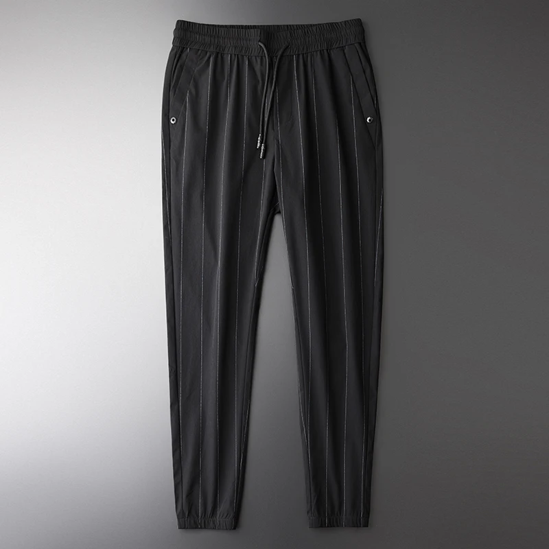 Mens Vertical Stripe Harem Plus Size 4xl Luxury Summer Slim Fit Men's Trousers Hight Quality Thin Men Casual Pants
Mens Vertical Stripe Harem Plus Size 4xl Luxury Summer Slim Fit Men's Trousers Hight Quality Thin Men Casual Pants