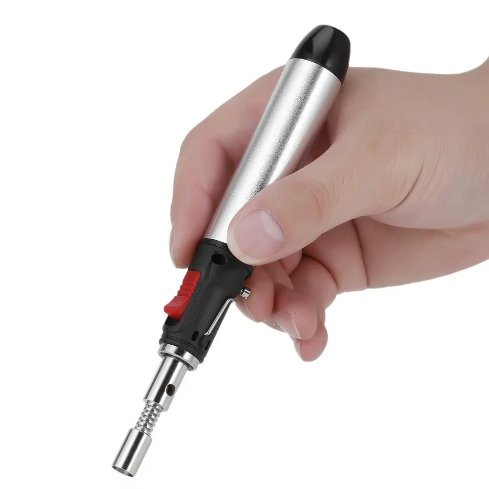 Electronic Cordless Solder Iron Gas Soldering Iron Flame Butane 12ml Heat Gun Welding Torches Tool 1300 degree Welding Equipment
Electronic Cordless Solder Iron Gas Soldering Iron Flame Butane 12ml Heat Gun Welding Torches Tool 1300 degree Welding Equipment