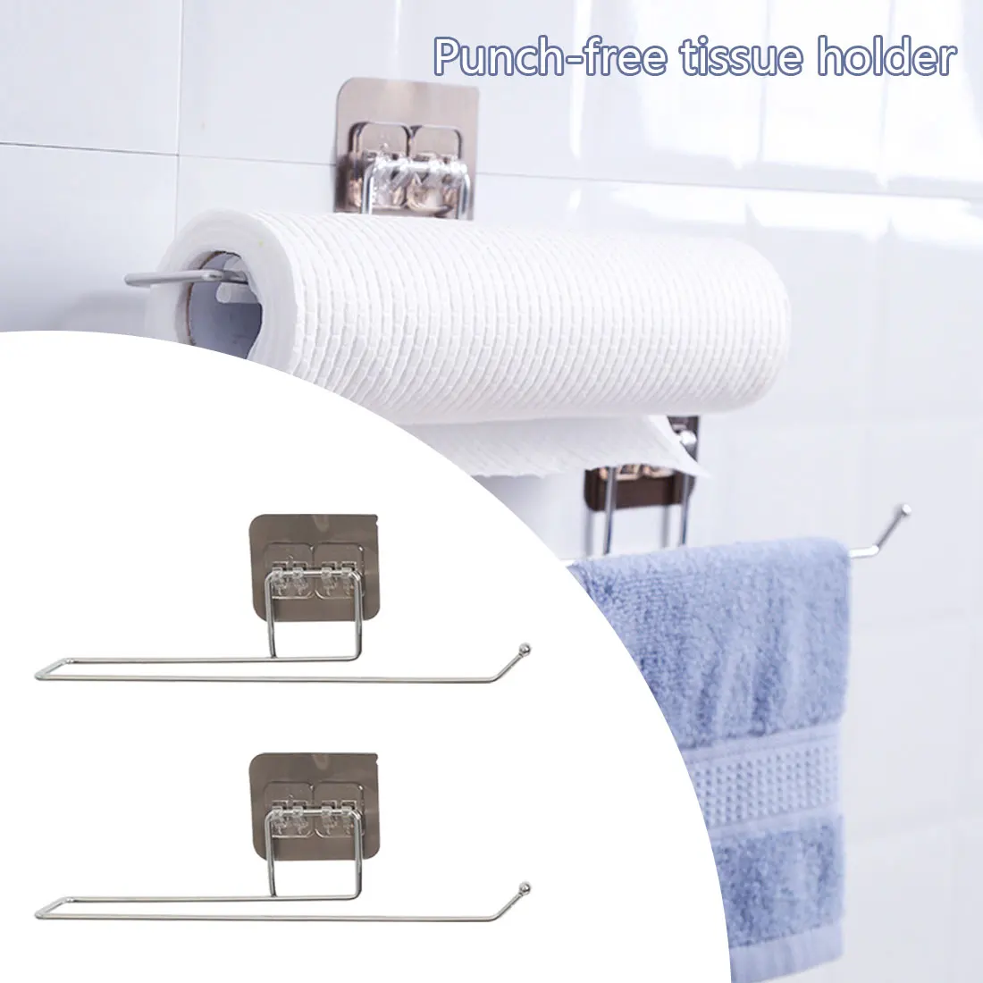 Self-adhesive Towel Holder Rack Kitchen Under Cabinet Towel Cup Paper Hanger Rack Organizer Bathroom Towel Bar Shelf Roll Holder
Self-adhesive Towel Holder Rack Kitchen Under Cabinet Towel Cup Paper Hanger Rack Organizer Bathroom Towel Bar Shelf Roll Holder