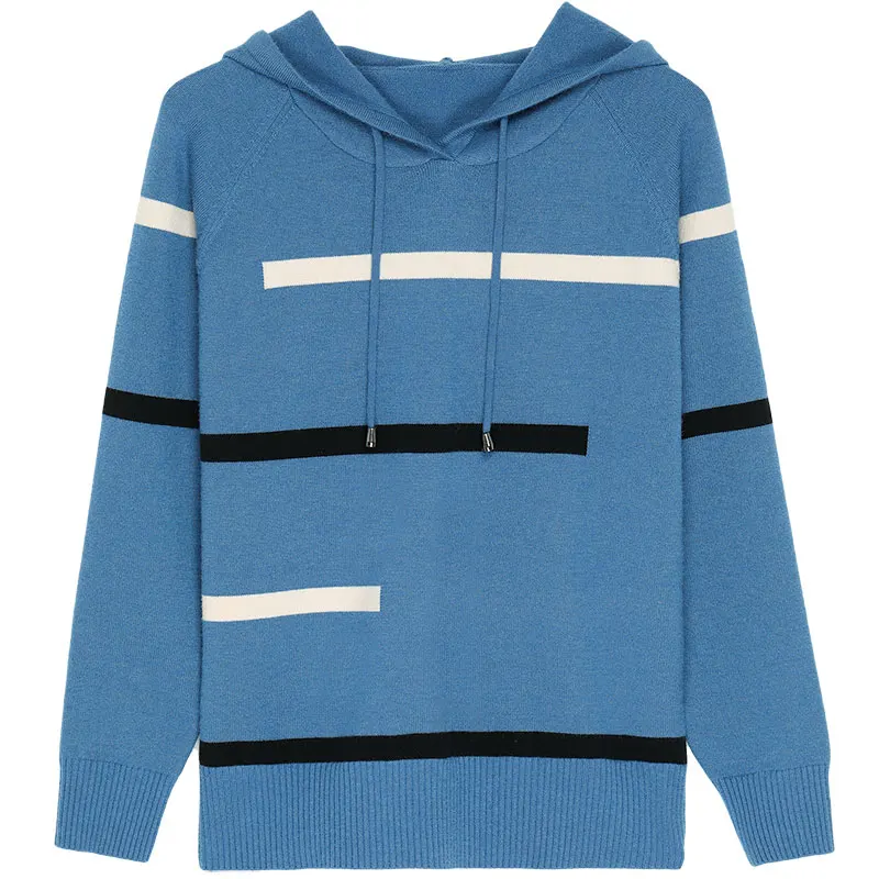 YISU Women Hooded collar Spring Sweater Solid color Long sleeve Sweater Jumper Female Casual Thin section Knitted Pullover
YISU Women Hooded collar Spring Sweater Solid color Long sleeve Sweater Jumper Female Casual Thin section Knitted Pullover