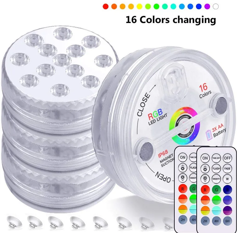 Christmas Decor Creative LED Remote Control Wireless Sucker Diving Decoration Light LED Waterproof Electronic Candle Light
Christmas Decor Creative LED Remote Control Wireless Sucker Diving Decoration Light LED Waterproof Electronic Candle Light