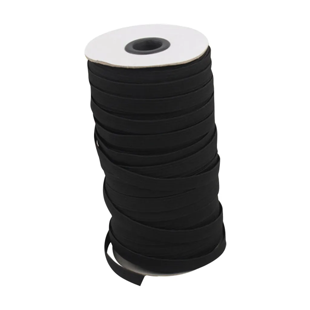 Эластичная плетеная лента 109 ярдов ширина 1/4 дюйма белый эластичный шнур тяжелая