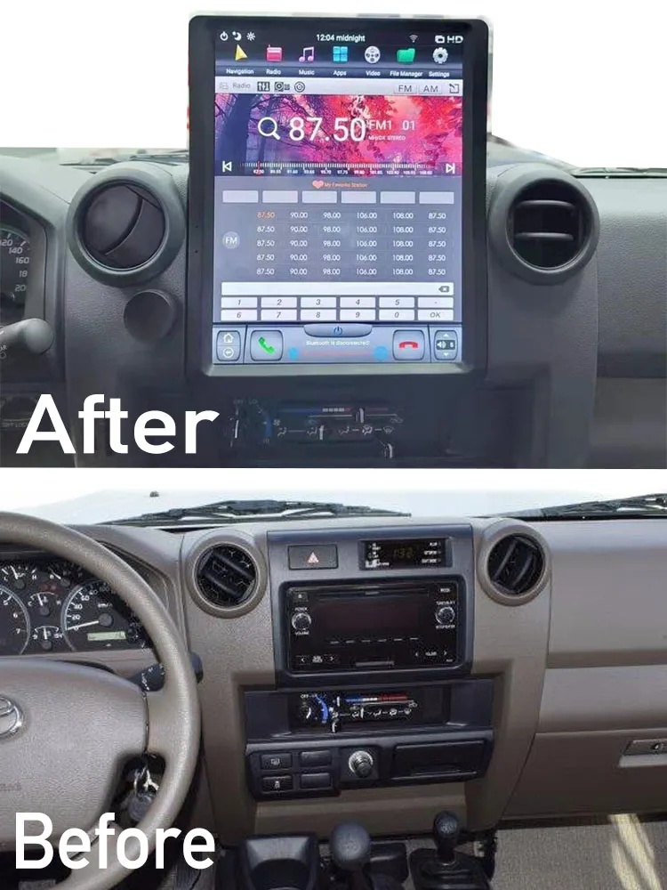For Toyota Land Cruiser Prado J70 LC70 LC71 LC75 LC76 Car Stereo 13 Inch Screen Audio Navigation GPS Navi Radio CarPlay 
For Toyota Land Cruiser Prado J70 LC70 LC71 LC75 LC76 Car Stereo 13 Inch Screen Audio Navigation GPS Navi Radio CarPlay