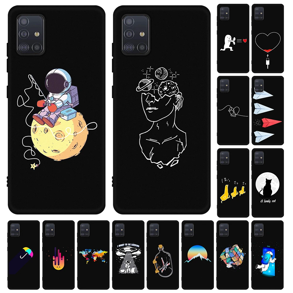 Black Tpu Silicone Phone Case For Samsung Galaxy A51 Cover Cases For Samsung Galaxy a 51 a51 2019 sm-a515f 6.5'' Coque Fundas
Black Tpu Silicone Phone Case For Samsung Galaxy A51 Cover Cases For Samsung Galaxy a 51 a51 2019 sm-a515f 6.5'' Coque Fundas
