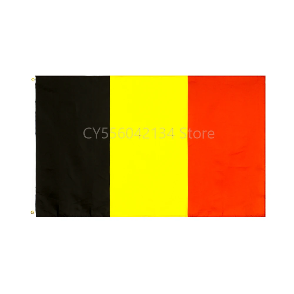 

black yellow red BEL BE belgium flag Home Decoration Outdoor Decor Polyester Banners and Flags 90x150cm 120x180cm