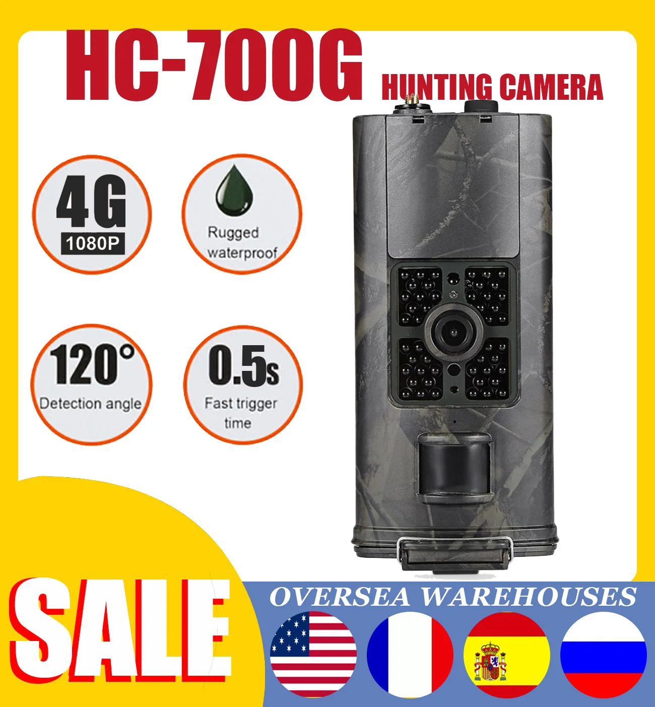 HC700g Hunting Camera 1080P MMS/SMS/SMTP/FTP 20MP 4G Trail Camera IP65 0.5s Photo Traps Scout Wild Infrared LED Thermal Imager
HC700g Hunting Camera 1080P MMS/SMS/SMTP/FTP 20MP 4G Trail Camera IP65 0.5s Photo Traps Scout Wild Infrared LED Thermal Imager