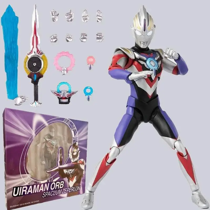 Игрушка orb Ultraman, 18 шарниров, передвижная игрушка zero tiga geed Ginga, мягкая резиновая игрушка-монстр
Игрушка orb Ultraman, 18 шарниров, передвижная игрушка zero tiga geed Ginga, мягкая резиновая игрушка-монстр