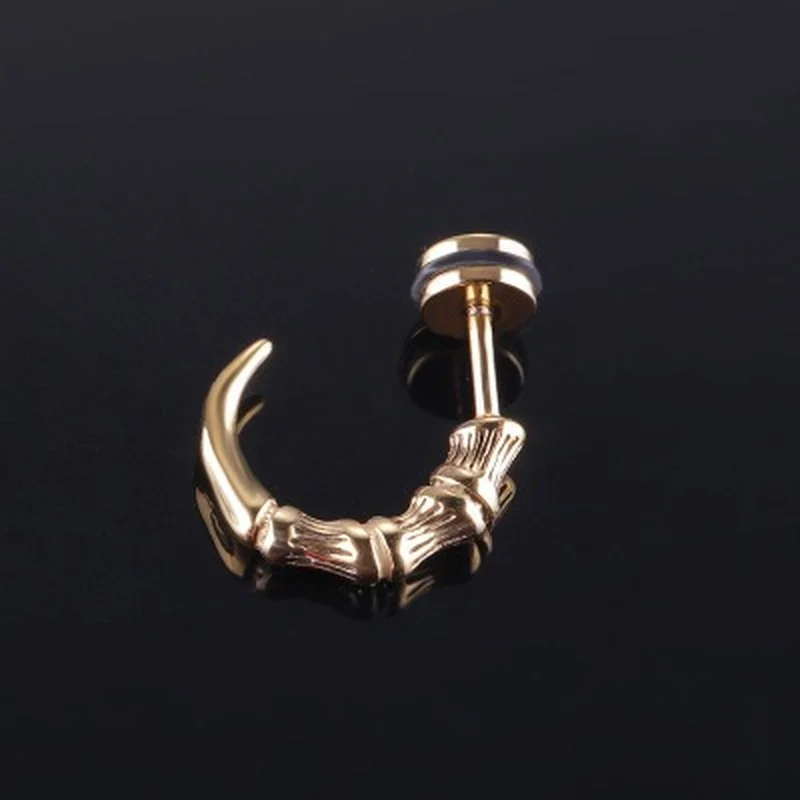 1 Pc Punk Men Stainless/Titanium Steel Eagle Claw Stud Earrings Personality Gold/Black/Steel Color Screw Earrings Jewelry Gifts
1 Pc Punk Men Stainless/Titanium Steel Eagle Claw Stud Earrings Personality Gold/Black/Steel Color Screw Earrings Jewelry Gifts