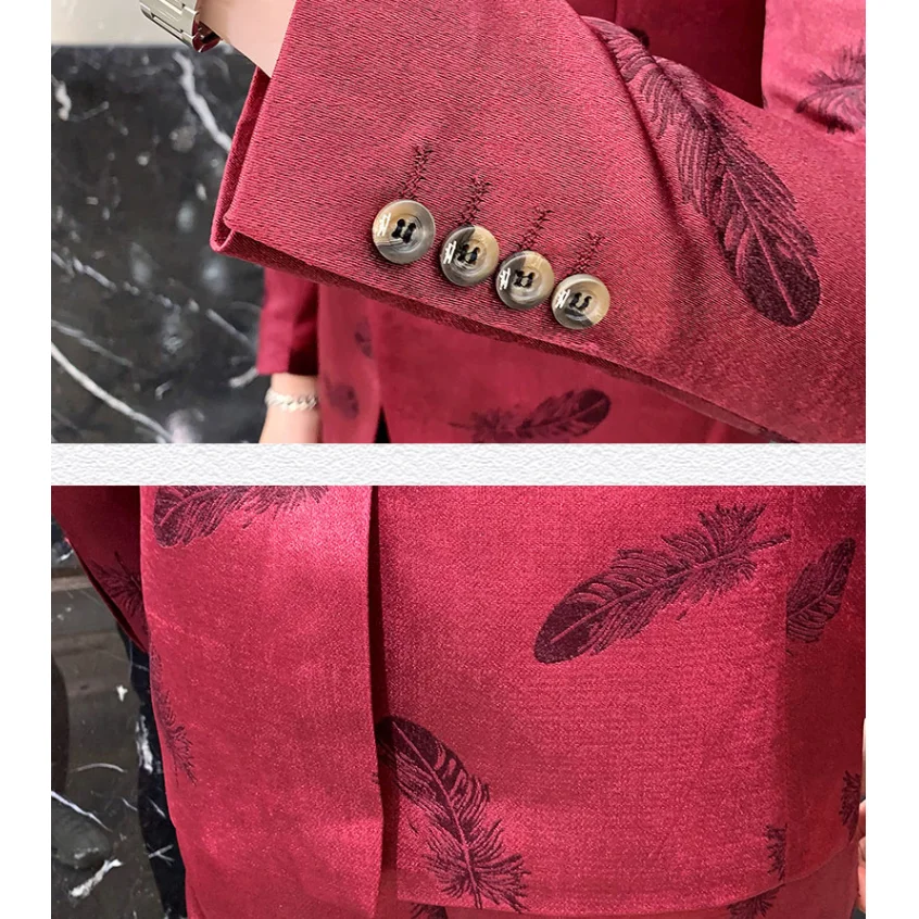 (Jacket+vest+pants) 2020 Brand clothing Male High quality cotton business suits/Men's embroidery groom dress BLAZERS three-piece 
(Jacket+vest+pants) 2020 Brand clothing Male High quality cotton business suits/Men's embroidery groom dress BLAZERS three-piece