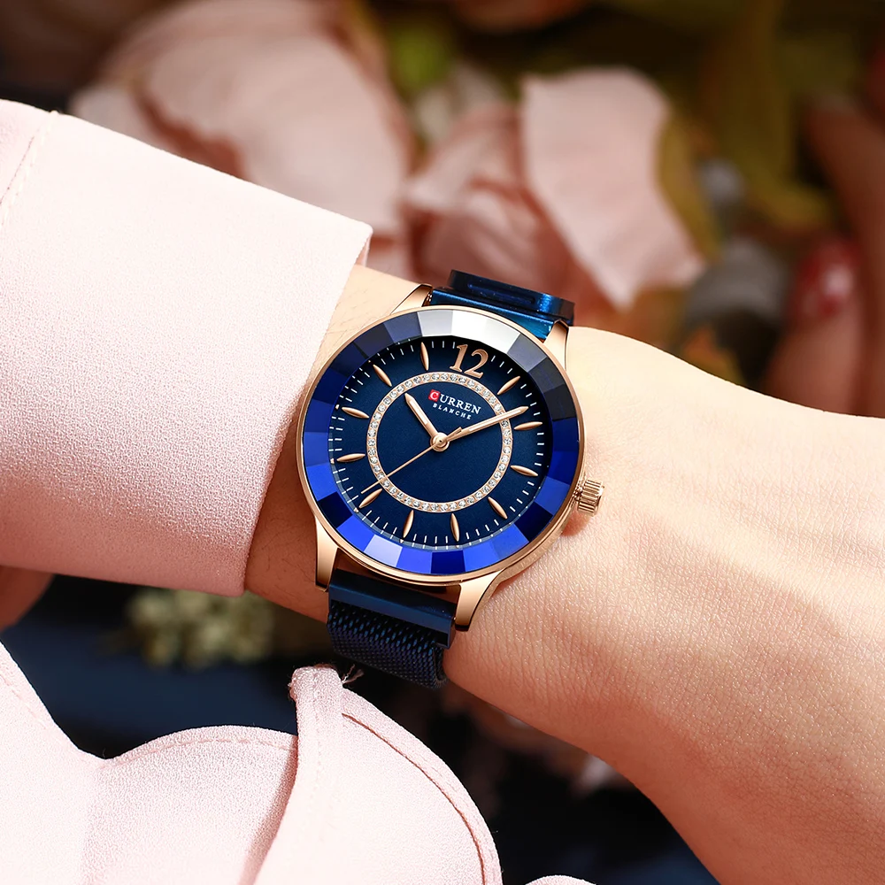 CURREN Luxury Brand Relogios Feminino Quartz Clock Ladies Watch Rhinestone Dial with Stainless Steel Band Classy Women Watches
CURREN Luxury Brand Relogios Feminino Quartz Clock Ladies Watch Rhinestone Dial with Stainless Steel Band Classy Women Watches