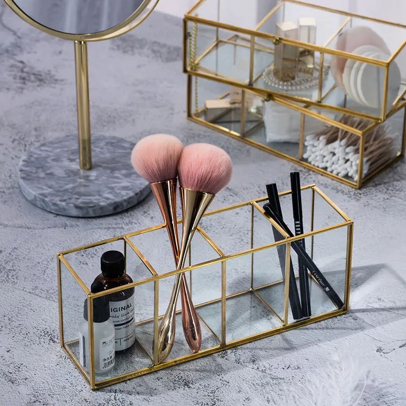 Luxury Clear Glass Makeup Organizer Cosmetic Storage Box Makeup Brushes Pencil Lipstick Holder Makeup Tools Organizer Case
Luxury Clear Glass Makeup Organizer Cosmetic Storage Box Makeup Brushes Pencil Lipstick Holder Makeup Tools Organizer Case