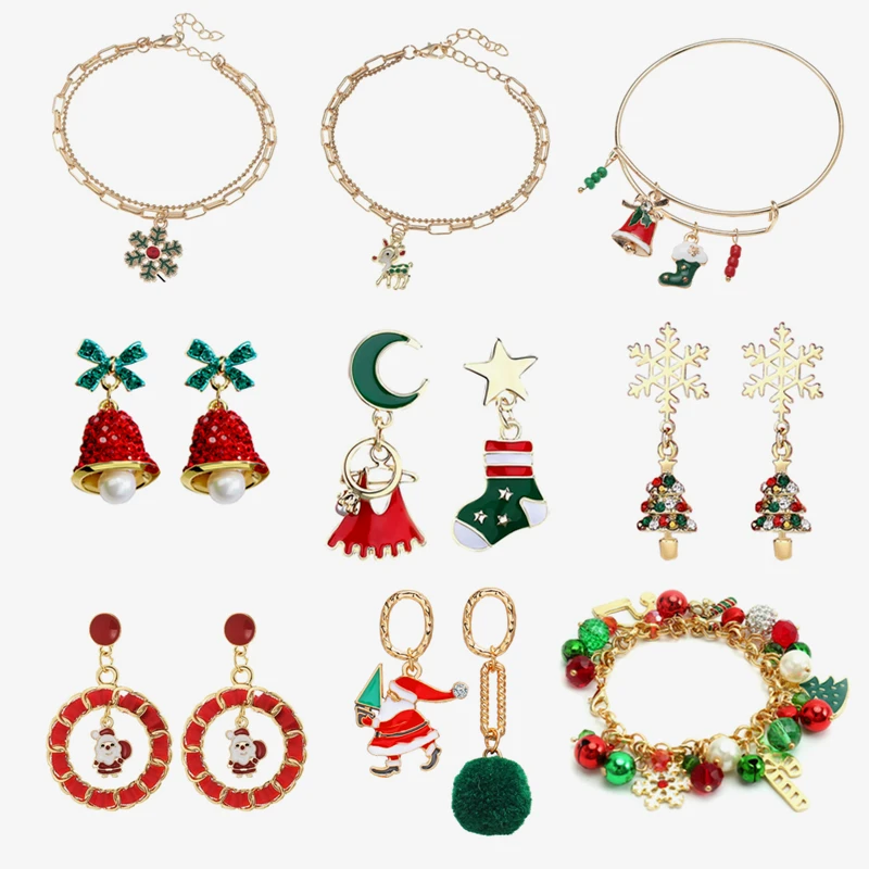 New Christmas Ornaments Earrings Christmas Snowman Elk Santa Claus Stud Earrings Women Xmas Gift Navidad Jewelry Gift New Year
New Christmas Ornaments Earrings Christmas Snowman Elk Santa Claus Stud Earrings Women Xmas Gift Navidad Jewelry Gift New Year