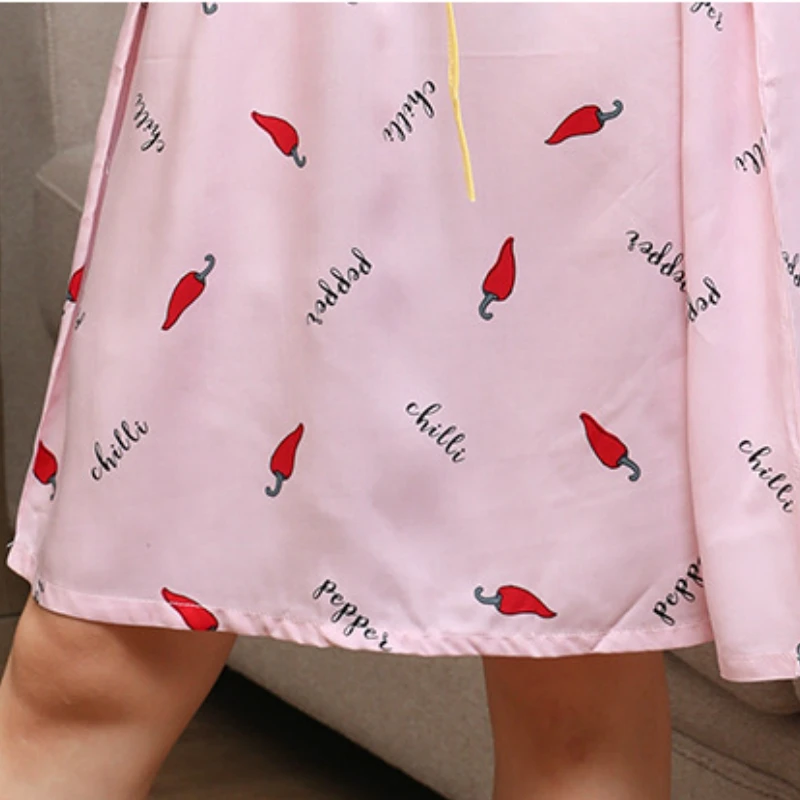 Nightgowns Women Summer Printed Drawstring Korean Fashion Leisure Loose Short Sleeve Womens Sleepshirts Comforable Cute Kawaii
Nightgowns Women Summer Printed Drawstring Korean Fashion Leisure Loose Short Sleeve Womens Sleepshirts Comforable Cute Kawaii