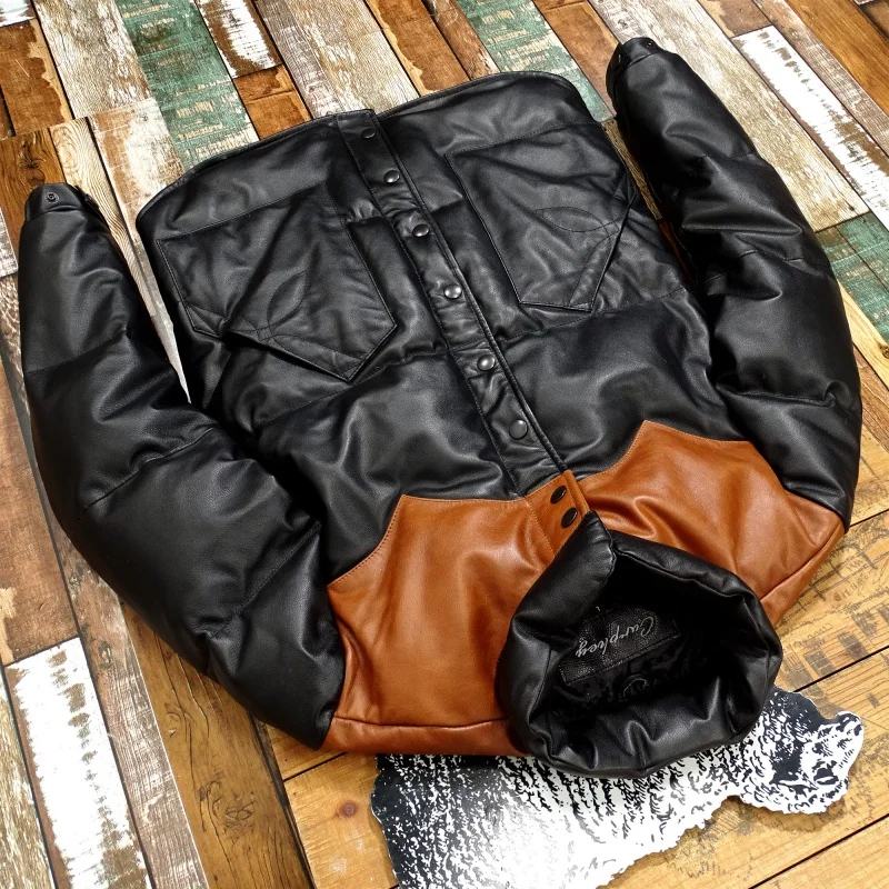 2021 Black Japan Casual Style Genuine Leather Down Jacket Plus Size 4XL Real Natural Thick Cowhide Winter Warm Spliced Coat
2021 Black Japan Casual Style Genuine Leather Down Jacket Plus Size 4XL Real Natural Thick Cowhide Winter Warm Spliced Coat