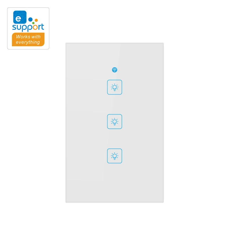 eWeLink Alexa WiFi Smart Switch US Version 90-250V 120 Model APP With RF Function Portable Voice Control Work With Google Home
eWeLink Alexa WiFi Smart Switch US Version 90-250V 120 Model APP With RF Function Portable Voice Control Work With Google Home