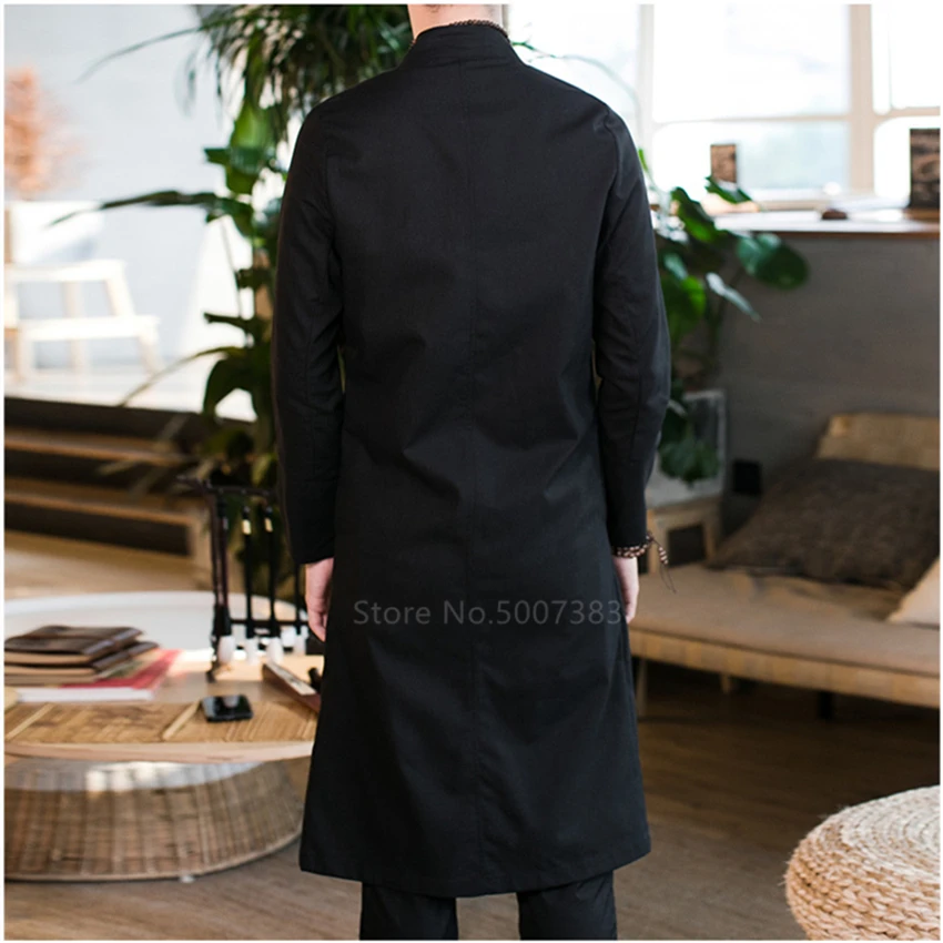 Traditional Chinese Man Tang Suit Retro Long Sleeve Plum Flower Embroidery Gowns Casual Stand Collar Tops Jacket for Men
Traditional Chinese Man Tang Suit Retro Long Sleeve Plum Flower Embroidery Gowns Casual Stand Collar Tops Jacket for Men