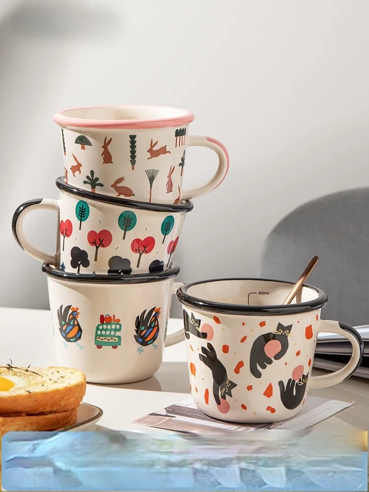 Кружка, кофейная чашка со шкалой, чашка для милой девушки, домашняя чашка для завтрака и молока, керамическая чашка для воды
Кружка, кофейная чашка со шкалой, чашка для милой девушки, домашняя чашка для завтрака и молока, керамическая чашка для воды