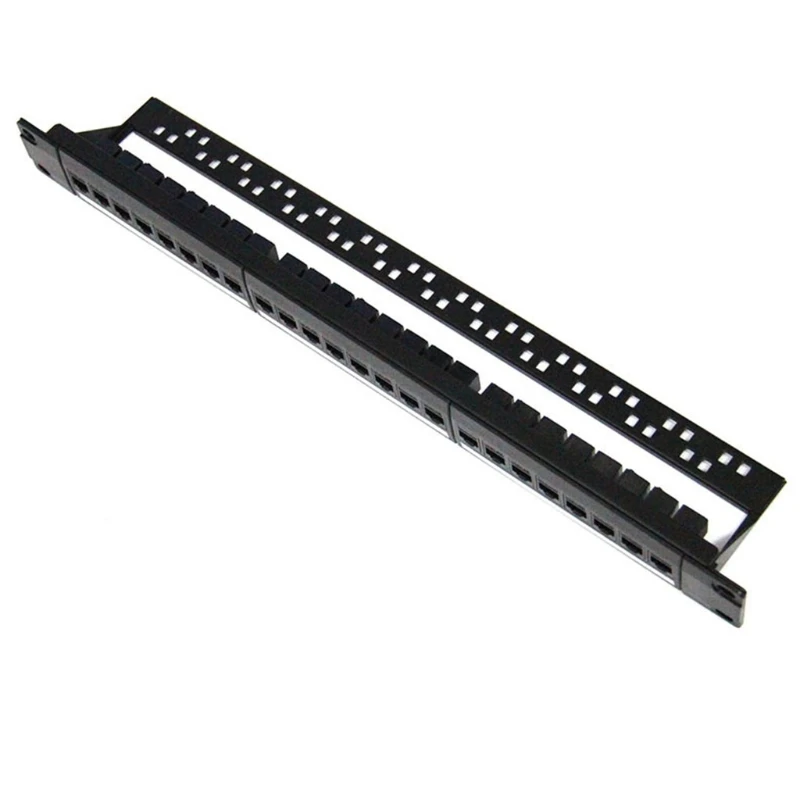 517A Stable 24 Port Straight-through CAT6A Patch Panel RJ45 Network Cable Adapter Keystones Jack Ethernet Distribution Frame
517A Stable 24 Port Straight-through CAT6A Patch Panel RJ45 Network Cable Adapter Keystones Jack Ethernet Distribution Frame
