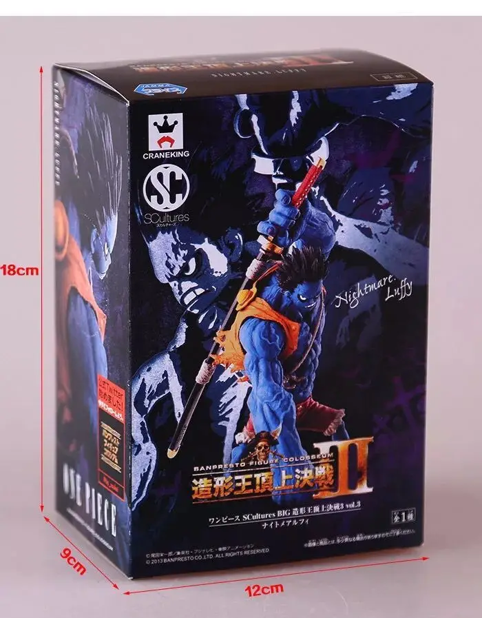 15CM ONE PIECE Anime Figure Monkey D. Luffy PVC figure Luffy the Blue Dream Demon Action Figure Collectible Model Doll Toys
15CM ONE PIECE Anime Figure Monkey D. Luffy PVC figure Luffy the Blue Dream Demon Action Figure Collectible Model Doll Toys
