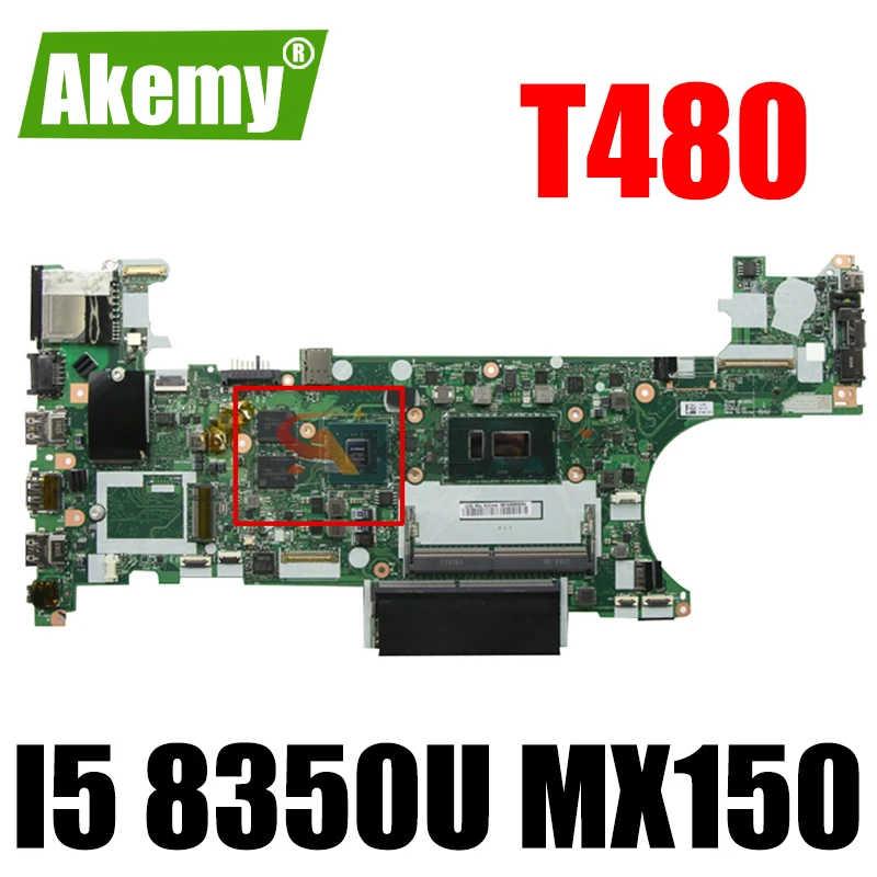 Akemy ET480 NM-B501 For Lenovo Thinkpad T480 Notebook Motherboard CPU I5 8350U GPU MX150 2GB 100% Test Work FRU 01YR346 01YR338
Akemy ET480 NM-B501 For Lenovo Thinkpad T480 Notebook Motherboard CPU I5 8350U GPU MX150 2GB 100% Test Work FRU 01YR346 01YR338