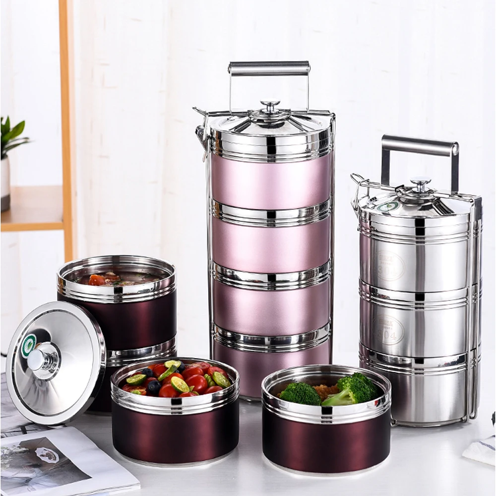 Портативный Ланч-бокс из нержавеющей стали с вакуумной изоляцией, многослойный изоляционный герметичный контейнер для еды для студентов
Портативный Ланч-бокс из нержавеющей стали с вакуумной изоляцией, многослойный изоляционный герметичный контейнер для еды для студентов