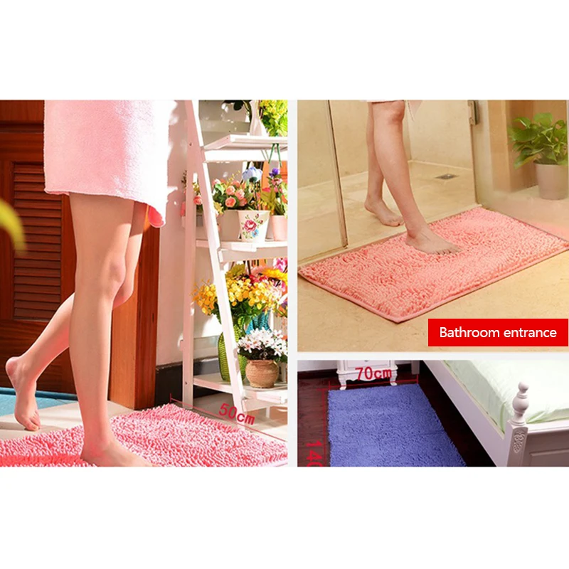 High Quality Bedroom Bathroom Floor Mats Living Room Carpet Balcony Carpet Super Absorbent Soft Bathroom Entrance Non-slip Mat
High Quality Bedroom Bathroom Floor Mats Living Room Carpet Balcony Carpet Super Absorbent Soft Bathroom Entrance Non-slip Mat