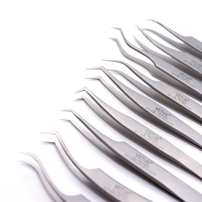 VETUS SA Tweezers Super Precision Hyperfine Anti-magnetic Anti Acid Pincers for Eyelash Grafting Brand New 9 Style Forceps
VETUS SA Tweezers Super Precision Hyperfine Anti-magnetic Anti Acid Pincers for Eyelash Grafting Brand New 9 Style Forceps