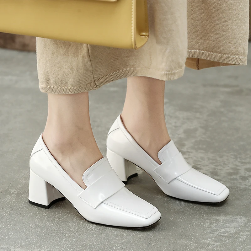 2021 Autumn Newest Square Toe Thick high Heels ladies Pumps Shallow Fashion Shoes Woman Female Wedding Basic Women's Shoes
2021 Autumn Newest Square Toe Thick high Heels ladies Pumps Shallow Fashion Shoes Woman Female Wedding Basic Women's Shoes