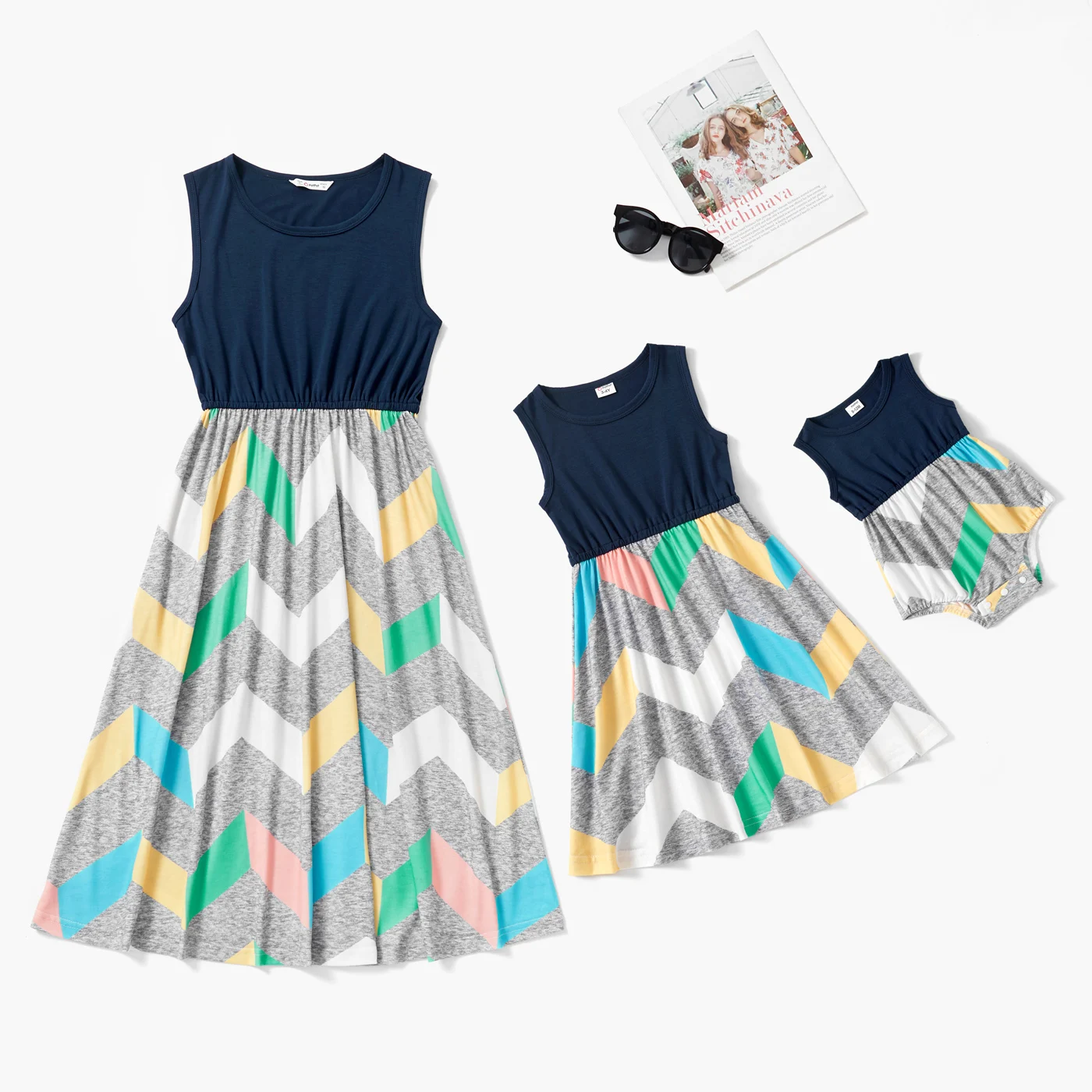PatPat 2021 New Arrival Summer Mommy and Me Striped Stitching Tank Dresses Family Look Clothing for Kids and Baby Girl Clothes
PatPat 2021 New Arrival Summer Mommy and Me Striped Stitching Tank Dresses Family Look Clothing for Kids and Baby Girl Clothes
