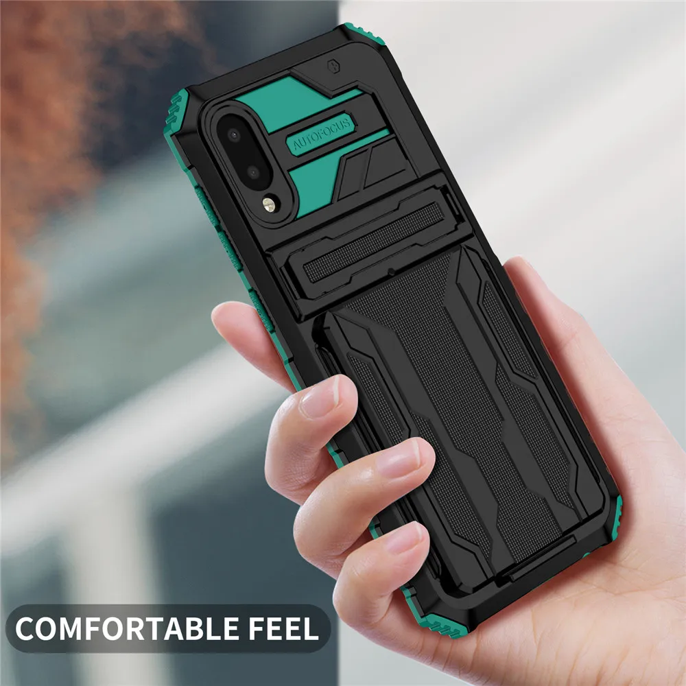 For Samsung A02 Case 6.5 inch Kickstand Card Slot Credit Cover For Samsung Galaxy A02 GalaxyA02 A 02 SM-A022G a022 Coque Bumper
For Samsung A02 Case 6.5 inch Kickstand Card Slot Credit Cover For Samsung Galaxy A02 GalaxyA02 A 02 SM-A022G a022 Coque Bumper